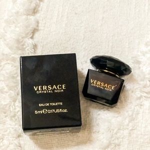 VERSACE CRYSTAL NOIR by Gianni Versace EDT .17 OZ MINI for WOMEN.